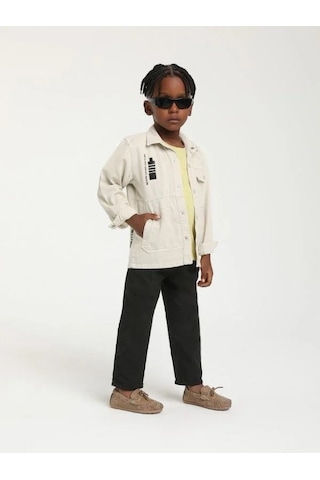 Erkek Bebek Yumuşak Dokulu Tek Cepli Ceket-15657 Yeşil