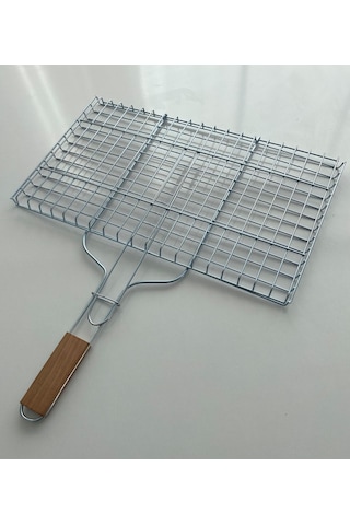 Mobilreyon Tel Izgara, Ahşap Saplı Mangal Izgarası, 32-42cm Boy