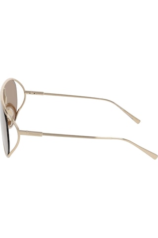 Salvatore Ferragamo Sf 323s 710 63 Unisex Blokcam Gümüş Metal Güneş Gözlüğü Gri