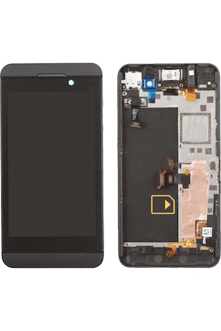 Teknonet Blackberry Z10 Uyumlu Lcd+dokunmatik+çıtalı - Beyaz