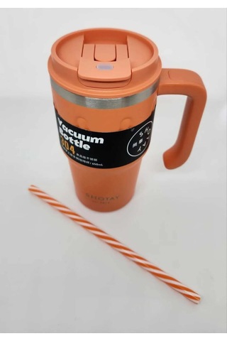 Shotay Handle Mug Unisex Matara 680 Ml. Sht-st-8169-3 Turuncu