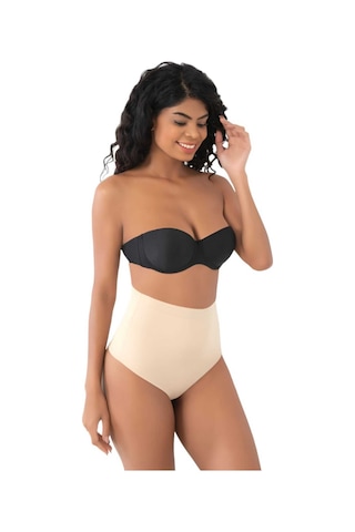 Uniquetrenders Kadın Lazer Kesim Ve Toparlayıcı String Korse Ten Rengi