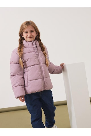 Name It Dik Yaka Krem Kız Çocuk Mont 13228727 Krem