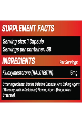 Grimlabs Halorage Halotestin 5 Mg 50 Servıngs
