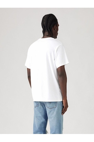 Levi's Erkek Relaxed Fit Yuvarlak Yaka Beyaz T-shirt - A2082-0262 Beyaz