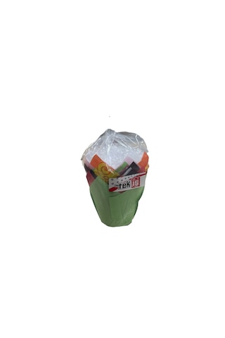 12'li Kağıt Muffin Kek Kalıbı - 5 Cm Desenli Ve Düz, Karışık Renk Diğer