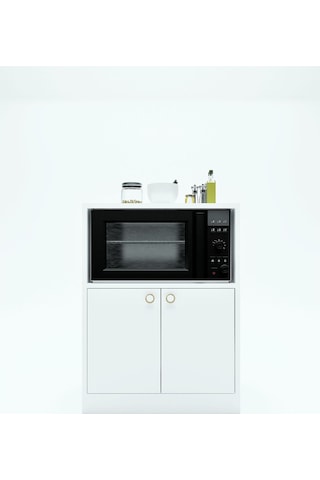 Floradesign Wen80 Çok Amaçlı Dolap /fırın Dolabı /mutfak Organizeri Beyaz