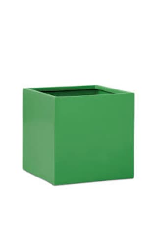 Mofiba Fiberglass Saksı Kare 30cm 30cm 30h Cm Yeşil