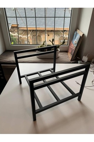 Metal Plaklık Dekoratif Dergilik Mini Kitaplık