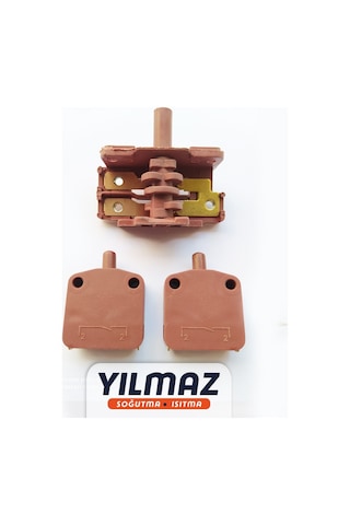 Elektrikli Şofben Komütatör + Switch (Siviç) - Soketli