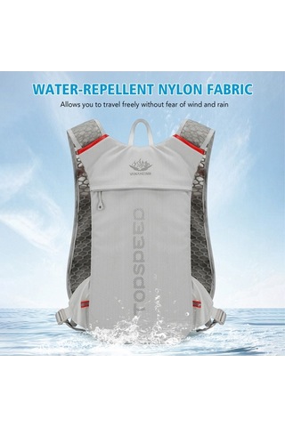 Dancemonkey Hafif Su İçme Sırt Çantası, Koşu Sırt Çantası, Siyah Siyah