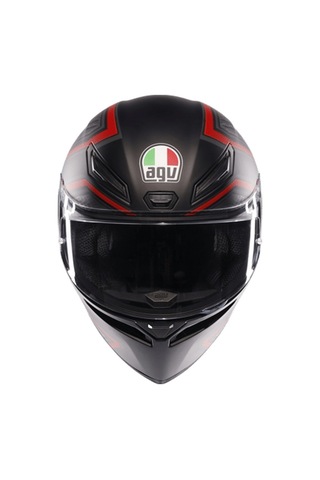 Agv K1 S Sling Matt Black Red Kapalı Kask Kırmızı