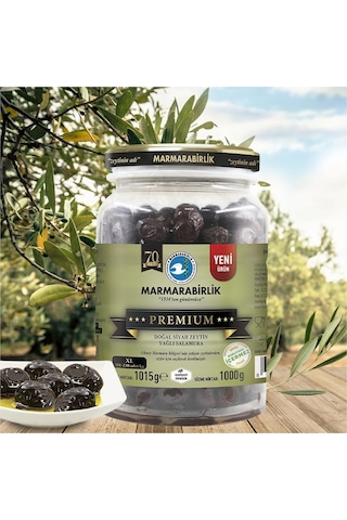 Marmarabirlik Premium XL Siyah Zeytin 1 KG
