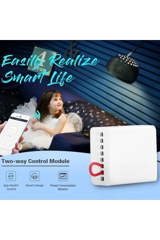 Didadodo Aqara Akıllı Ev Modülü: 2 Kanal Kablosuz Röle, Uzaktan App İle Yönetim