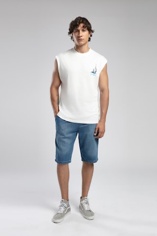 Lee Cooper Carl Erkek %100 Pamuk O Yaka Atlet Ekru-19967 Ekru