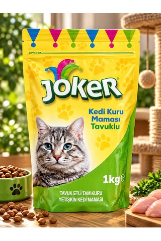Joker Kedi Kurumaması Tavuklu