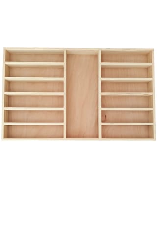65x40 Cm Ayfiwood Ahşap Kaşıklık Çekmece İçi Yemek Takımı Ve Servis Gereçleri Düzenleyici Organizer