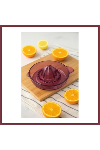 Storeşahin Akrilik Mürdüm Narenciye Limon & Portakal Sıkacağı Pratik Portakal Sıkacağı Shn0720 Çok Renkli