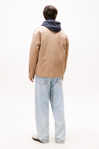 Tommy Hilfiger Tjm Padded Tech Cord Erkek Bej Overshirt-11281 Bej