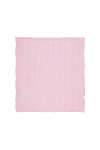 Civil Baby Saç Örgülü Düz Battaniye - Pembe