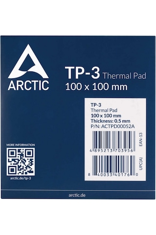 Arctic Tp-3 Üstün Performanslı Termal Ped 100x100mm / 0,5mm AR ACTPD00052A