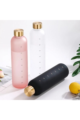 1000ml Su Şişesi Spor Su Bardağı Pp Monokrom Spor Su Isıtıcısı Çok Renkli