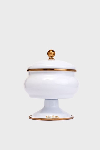 Miss Betty Vintage Style Emaye Ayaklı Şekerlik