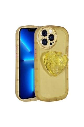 Apple Uyumlu iPhone 12 Pro Kılıf Oval Soketli Tutacaklı Stand Özellikli Silikon Kapak Apple Uyumlu iPhone 12 Pro Kılıf Oval Soketli Tutacaklı Stand Özellikli Silikon Kapak