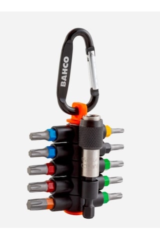 Bahco 59S/Tcs11-1 Torx Tornavida Uç Seti Ve Tutucu 11 Adet