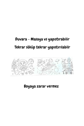 Carioca 4'lü Boyama Seti +lino Yapışkanlı Boyama Kağıdı 86x20 Cm Dream Space