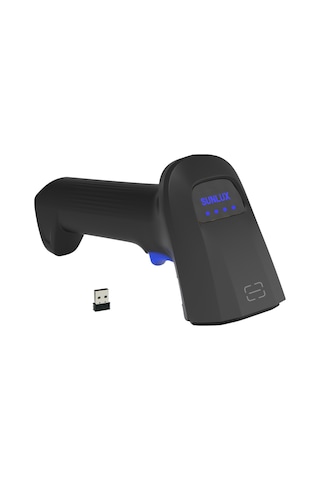 Sunlux Rw10, El Tipi, Cmos, Kablosuz, Wi-fi, Bluetooth, Usb Bağlantı Dongle , 2d Karekod, Barkod Okuyucu