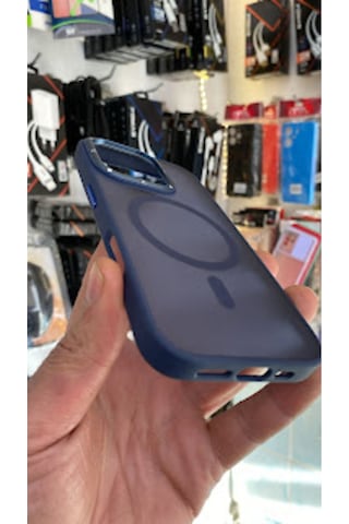 Apple iPhone Uyumlu 16 Pro Kamera Korumalı Mat Magsafe Wireless Şarj Destekli Renkli 45687