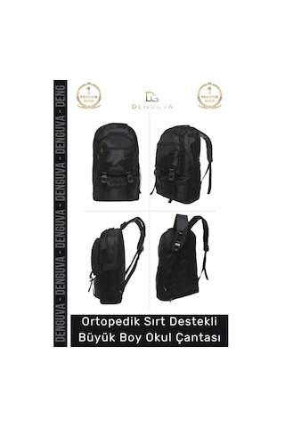 Denguva Ortopedik Su Geçirmez Konfor Modeli Fermuarlı Büyük Boy Çok Gözlü Bölmeli Kamp Outdoor Sırt Çantası Çok Renkli