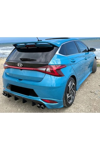 Hyundai İ20 Arka Ek Plastik Siyah Difüzör 2019+ Arka-bodykit-ek-karlık