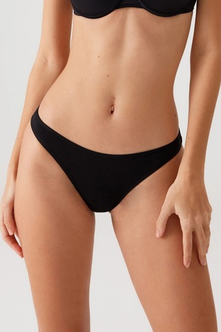 Pierre Cardin Kadın 5'li Ekonomik Paket Siyah 2055 Basic Brief Pamuklu Külot