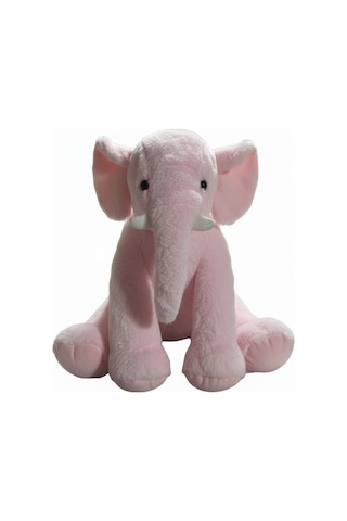 Peluş Fil 45 Cm Pembe Çok Renkli