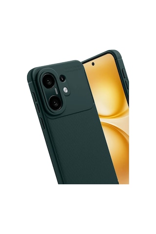 Vivo X200 Fe Auto Focus Karbon Kapak - Koyu Yeşil