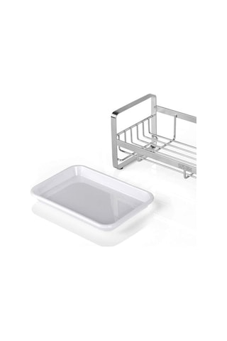 Dancemonkey Lavabo Bezleri Rafı Mutfak Gereçleri Askısı Paslanmaz Çelik Gümüş Gümüş