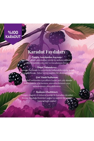 Mim and More Karadut Özü 250 ML