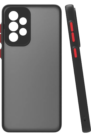 Newface Samsung Uyumlu Galaxy A13 4g Kılıf Montreal Silikon Kapak - Siyah Resimdeki