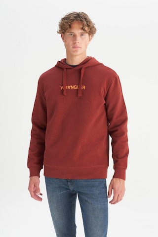 Wrangler Erkek Big Logo Sweatshirt Wine Çok Renkli