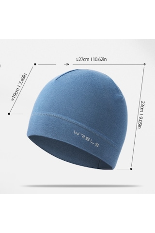 Jeemson Kış Runnerlar İçin Yumuşak Flizlı Şapka - Isı Saklama, Hava Geçirgenlik Ve Dirayetli Özellikli Spor Kaskı Siyah