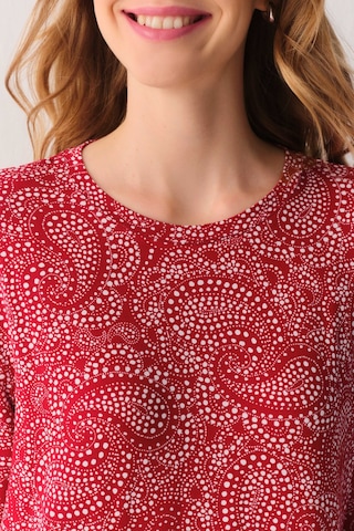 Suwen Paisley Günlük Elbise Sh27402613d082 Kırmızı