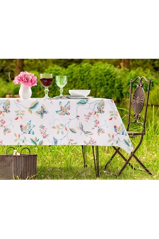 Madame Coco Violet Pvc Masa Örtüsü 1kmaor0560100 X 140 Cm-beyaz