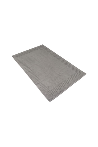 Lüks Mısır Pamuğu Banyo Paspası, %100 Pamuk, 70x180 Cm Koyu Gri