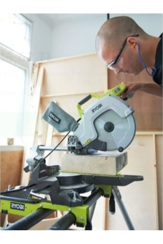 Ryobi EMS254L 2000 W 254 MM Lazerli Zıvanalı Gönye Testere