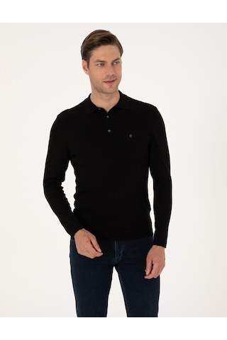 Pierre Cardin Erkek Siyah Kazak /triko 50314189-vr046 Siyah