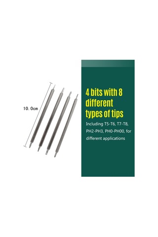 Suofeng 8 Fonksiyonlu Çok Amaçlı Tornavida Seti, Ev Tamir Aleti, 8 Farklı Uçlu Pratik Kullanım