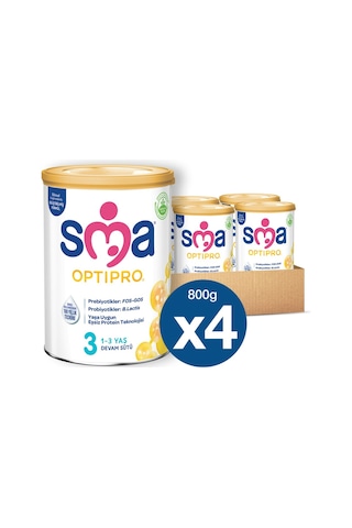 Sma 3 Çocuk Devam Sütü 800 G 4 Adet