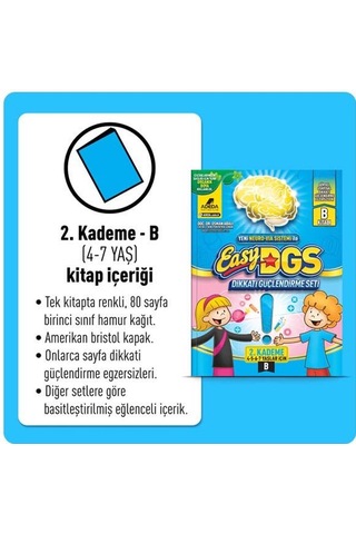 Adeda 4-7 Yaş Easy Dikkati Güçlendirme Kitabı B